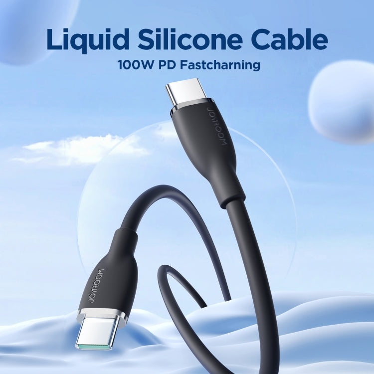 JOYROOM SA29-CC5 100W USB-C/Type-C to USB-C/Type-C Liquid Silicone Fast Charging Data Cable, Length: 2m