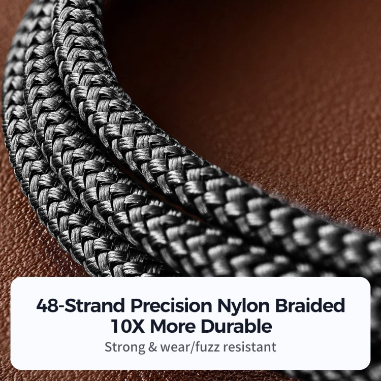 JOYROOM SA31-AC6 100W USB to USB-C/Type-C Fast Charge Data Cable, Length: 1.2m(Black)