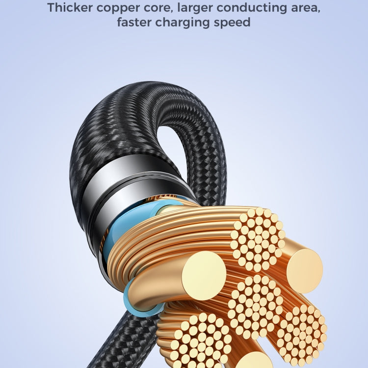 JOYROOM SA31-CC5 240W USB-C/Type-C to USB-C/Type-C Fast Charge Data Cable, Length: 1.2m(Black)