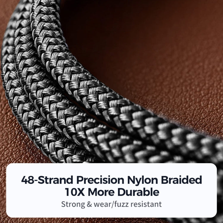 JOYROOM SA31-CC5 240W USB-C/Type-C to USB-C/Type-C Fast Charge Data Cable, Length: 1.2m(Black)