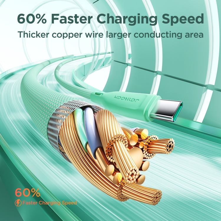 JOYROOM SA34-AC6 100W USB to USB-C/Type-C Fast Charge Data Cable, Length: 1m