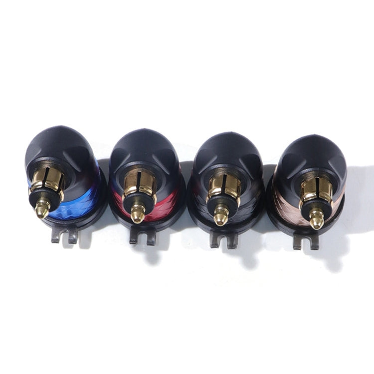 German EU Plug Special Motorcycle Elbow Charger Dual USB Voltmeter 4.2A Charger, Shell Color:Gold