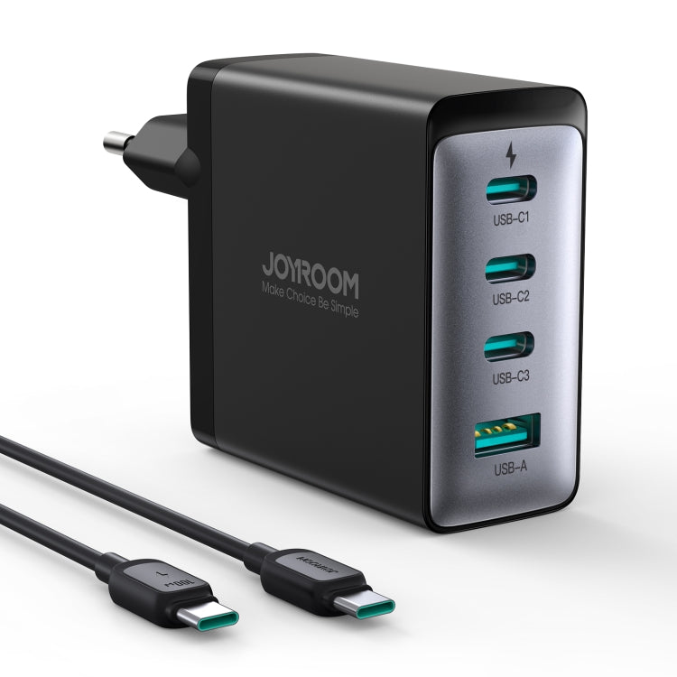 JOYROOM JR-TCG04 100W USB+3 x Type-C GaN Multi-port Charger Set, Specification: