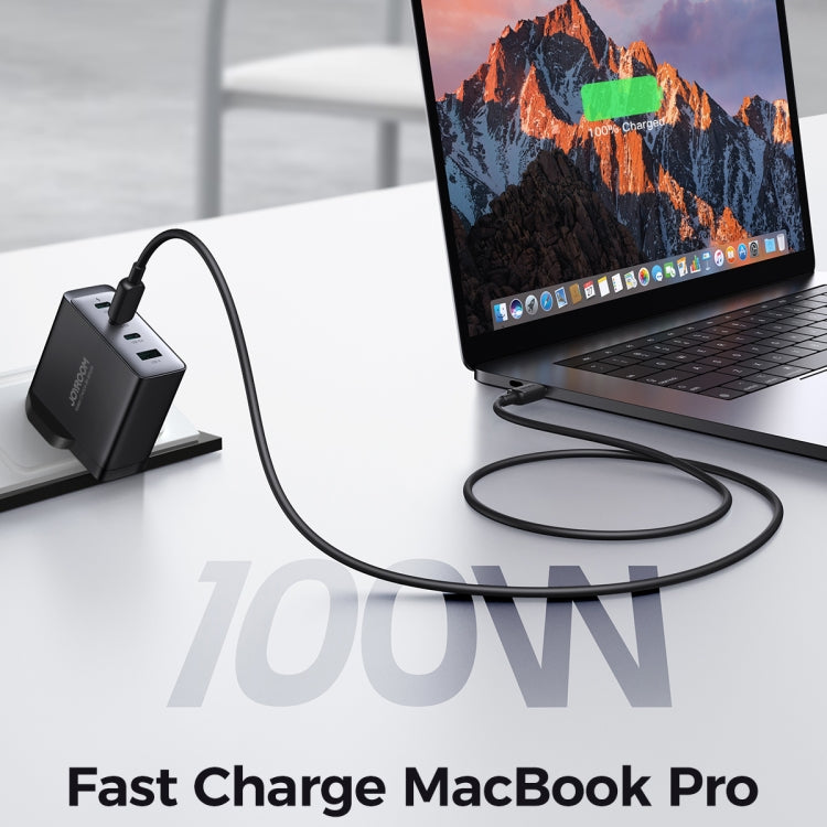 JOYROOM JR-TCG04 100W USB+3 x Type-C GaN Multi-port Charger Set, Specification: