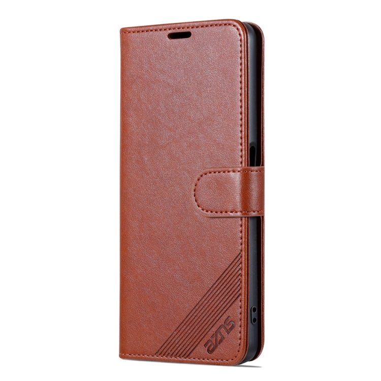 For OPPO K11x AZNS Sheepskin Texture Flip Leather Phone Case