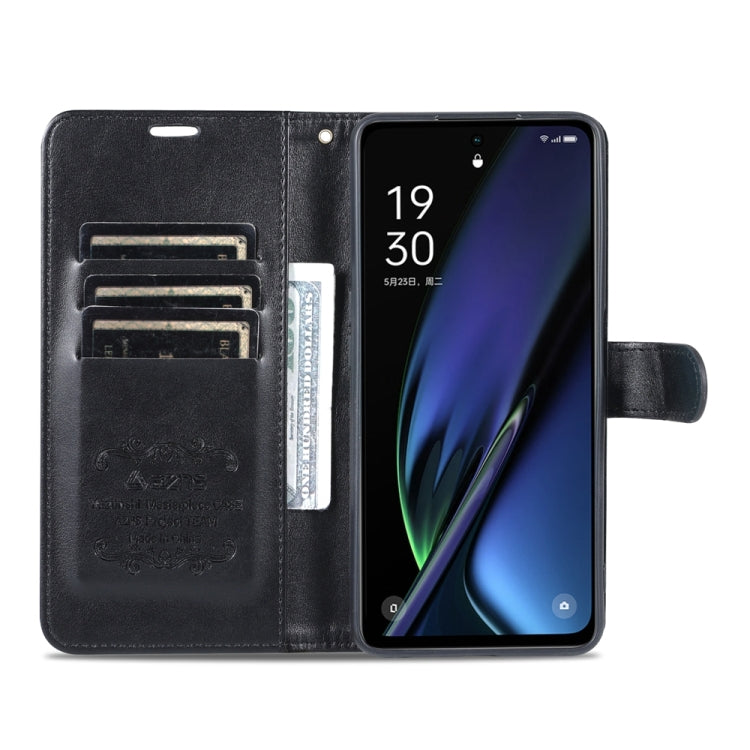 For OPPO K11x AZNS Sheepskin Texture Flip Leather Phone Case