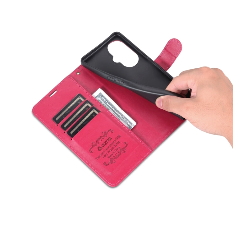 For OPPO K11x AZNS Sheepskin Texture Flip Leather Phone Case