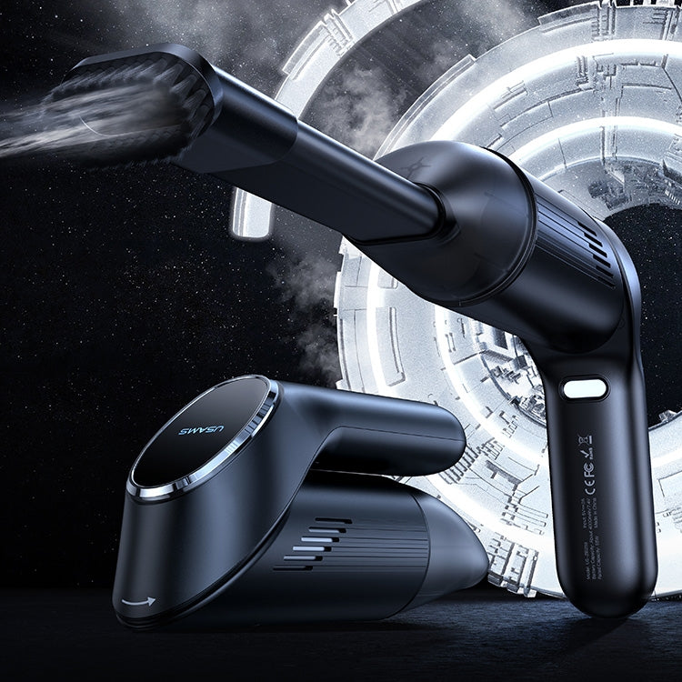 USAMS US-ZB259 YAJ Series Portable Hand-held Folding Vacuum Cleaner(Black)