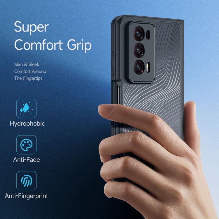 For Honor Magic V2 DUX DUCIS Aimo Series TPU + PC Frosted Feel Phone Case(Black)