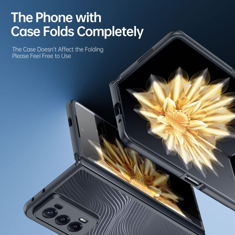 For Honor Magic V2 DUX DUCIS Aimo Series TPU + PC Frosted Feel Phone Case(Black)