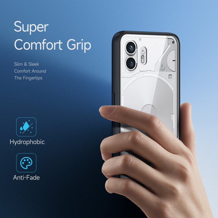 For Nothing Phone 2 DUX DUCIS Aimo Series TPU + PC Frosted Feel Phone Case(Black)