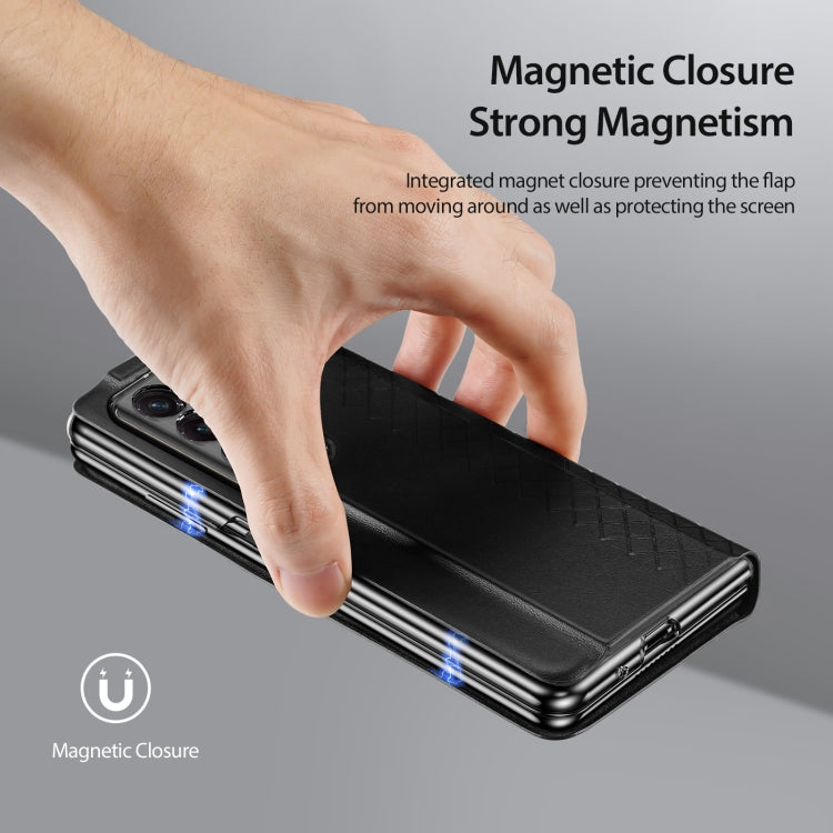 For Honor Magic V2 DUX DUCIS Bril Series PU + TPU Phone Case