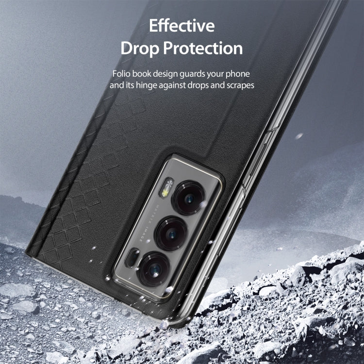 For Honor Magic V2 DUX DUCIS Bril Series PU + TPU Phone Case