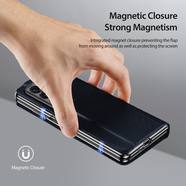 For Honor Magic V2 DUX DUCIS Bril Series PU + TPU Phone Case