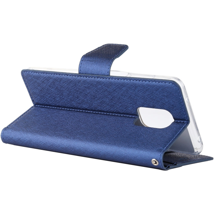 For Xiaomi Redmi Note 9S ALIVO Canvas Diary Silk Texture Horizontal Flip Leather Case with Holder & Card Slots & Wallet & Photo Frame