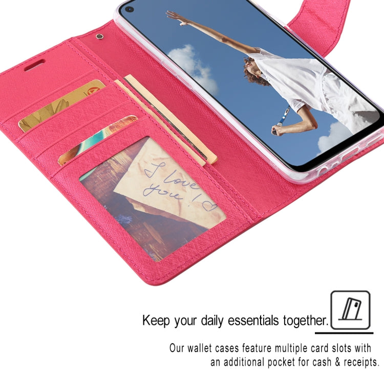 For OPPO A52 ALIVO Canvas Diary Silk Texture Horizontal Flip Leather Case with Holder & Card Slots & Wallet & Photo Frame