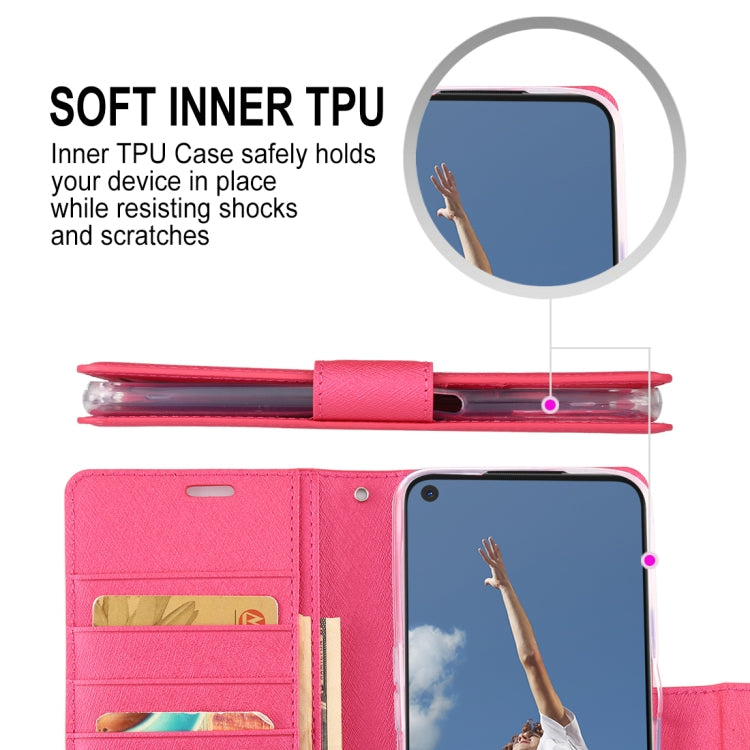 For OPPO A52 ALIVO Canvas Diary Silk Texture Horizontal Flip Leather Case with Holder & Card Slots & Wallet & Photo Frame