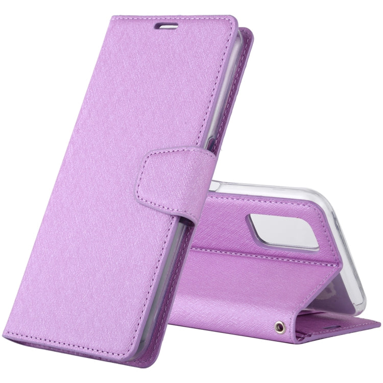 For OPPO A52 ALIVO Canvas Diary Silk Texture Horizontal Flip Leather Case with Holder & Card Slots & Wallet & Photo Frame