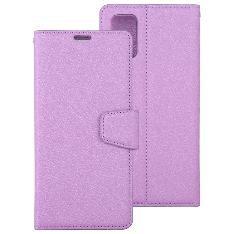 For OPPO A52 ALIVO Canvas Diary Silk Texture Horizontal Flip Leather Case with Holder & Card Slots & Wallet & Photo Frame