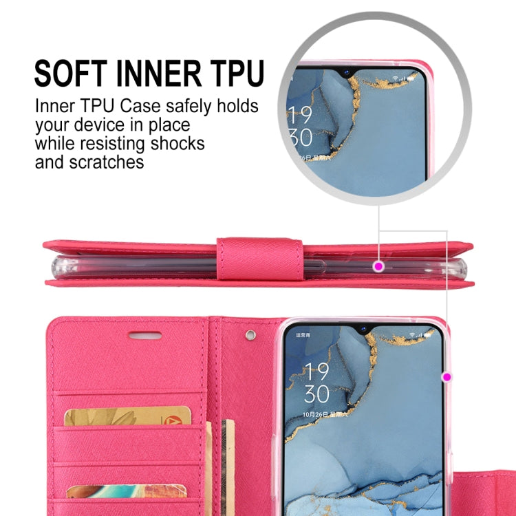 For OPPO Reno 3 ALIVO Canvas Diary Silk Texture Horizontal Flip Leather Case with Holder & Card Slots & Wallet & Photo Frame