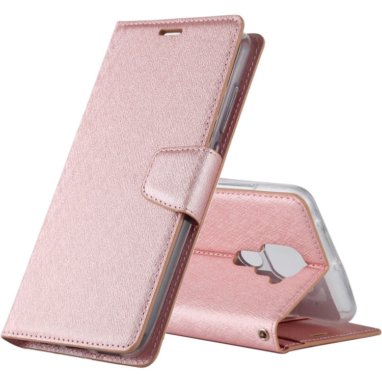 For Xiaomi Redmi 10X ALIVO Canvas Diary Silk Texture Horizontal Flip Leather Case with Holder & Card Slots & Wallet & Photo Frame