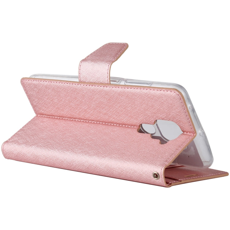 For Xiaomi Redmi 10X ALIVO Canvas Diary Silk Texture Horizontal Flip Leather Case with Holder & Card Slots & Wallet & Photo Frame