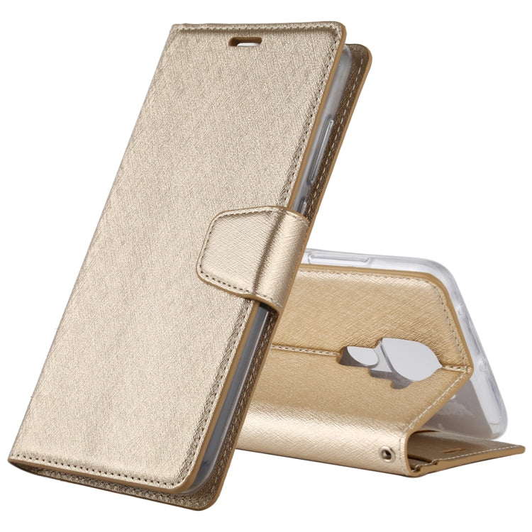 For Xiaomi Redmi 10X ALIVO Canvas Diary Silk Texture Horizontal Flip Leather Case with Holder & Card Slots & Wallet & Photo Frame