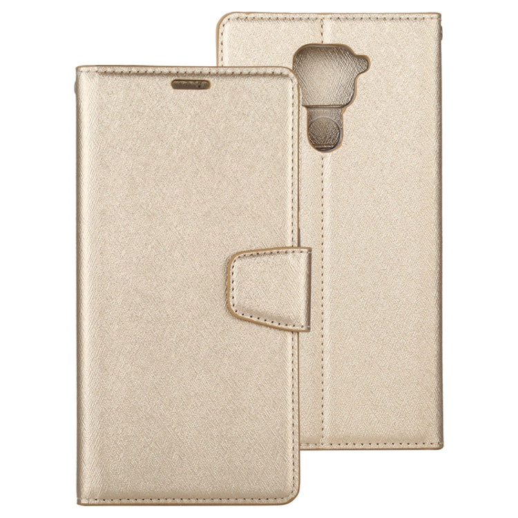 For Xiaomi Redmi 10X ALIVO Canvas Diary Silk Texture Horizontal Flip Leather Case with Holder & Card Slots & Wallet & Photo Frame