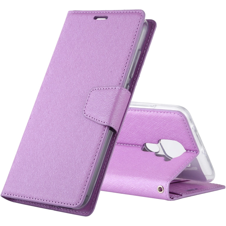 For Xiaomi Redmi 10X ALIVO Canvas Diary Silk Texture Horizontal Flip Leather Case with Holder & Card Slots & Wallet & Photo Frame