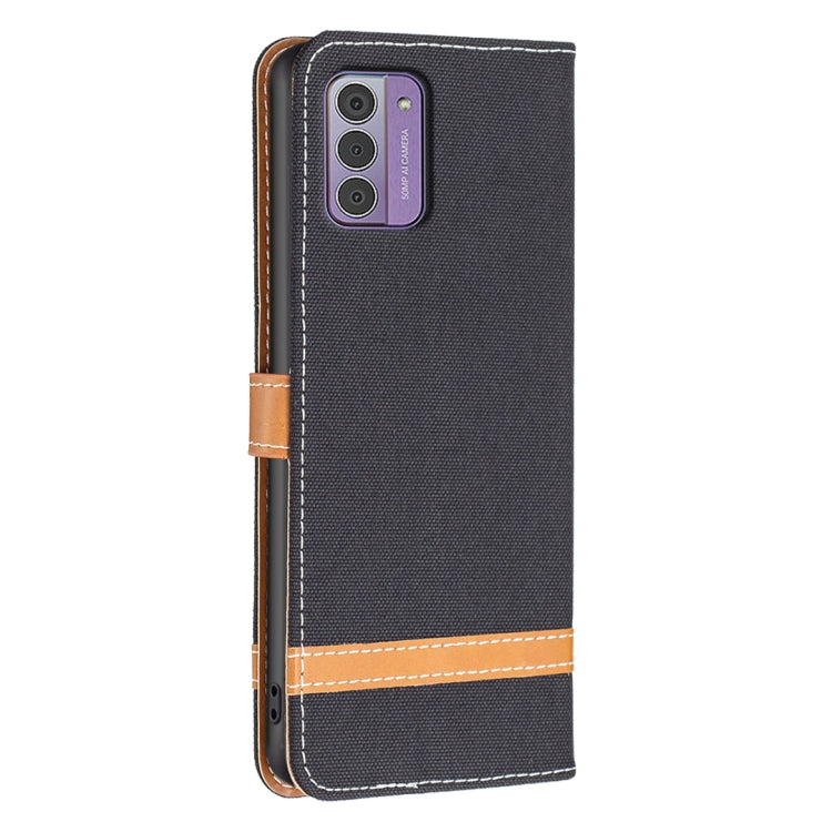 For Nokia G42/G310 Color Matching Denim Texture Horizontal Flip Leather Case