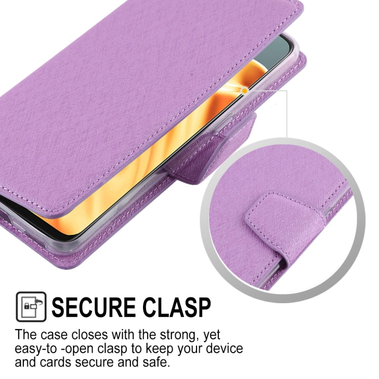 For OPPO A91 ALIVO Canvas Diary Silk Texture Horizontal Flip Leather Case with Holder & Card Slots & Wallet & Photo Frame
