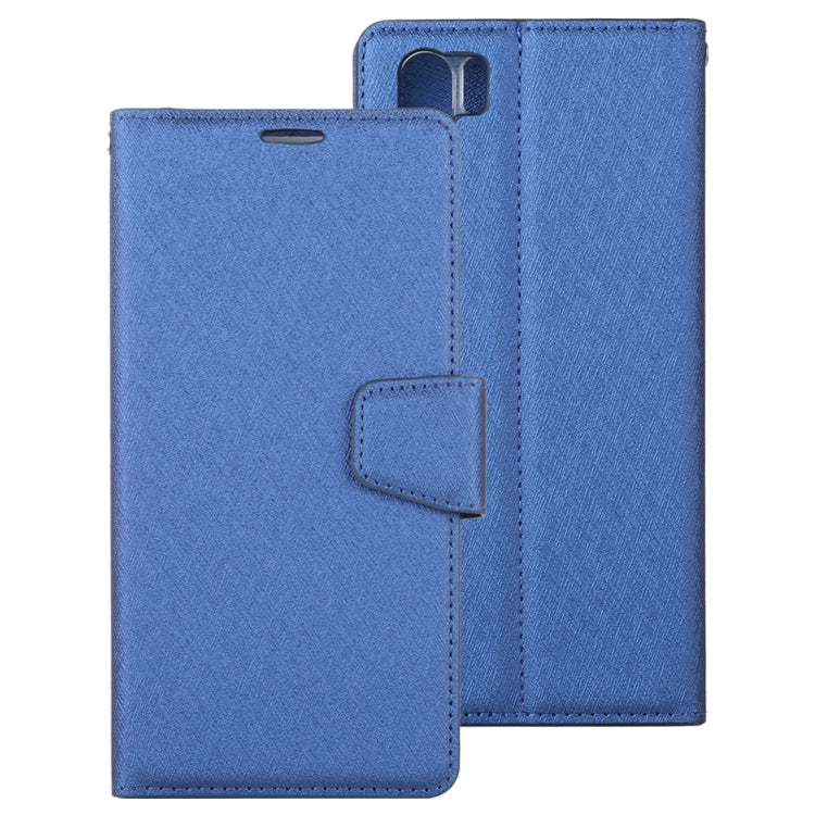 For OPPO A91 ALIVO Canvas Diary Silk Texture Horizontal Flip Leather Case with Holder & Card Slots & Wallet & Photo Frame