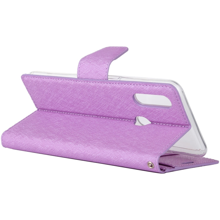 For OPPO A91 ALIVO Canvas Diary Silk Texture Horizontal Flip Leather Case with Holder & Card Slots & Wallet & Photo Frame