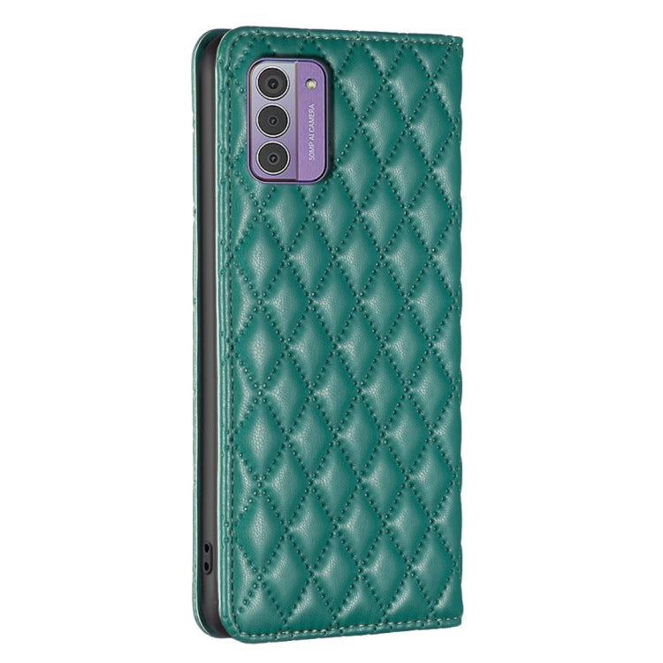 For Nokia G42/G310 Diamond Lattice Magnetic Leather Flip Phone Case