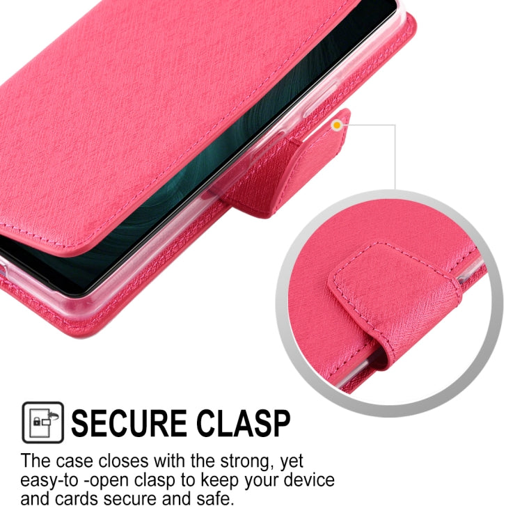 For Sony Xperia 10 II ALIVO Canvas Diary Silk Texture Horizontal Flip Leather Case with Holder & Card Slots & Wallet & Photo Frame