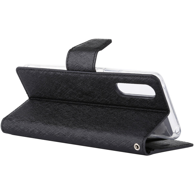 For Sony Xperia 10 II ALIVO Canvas Diary Silk Texture Horizontal Flip Leather Case with Holder & Card Slots & Wallet & Photo Frame