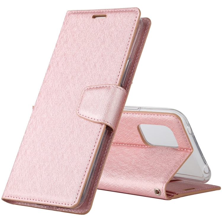 For Xiaomi Mi 10 Lite ALIVO Canvas Diary Silk Texture Horizontal Flip Leather Case with Holder & Card Slots & Wallet & Photo Frame