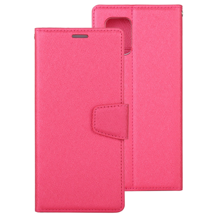 For Xiaomi Mi 10 Lite ALIVO Canvas Diary Silk Texture Horizontal Flip Leather Case with Holder & Card Slots & Wallet & Photo Frame