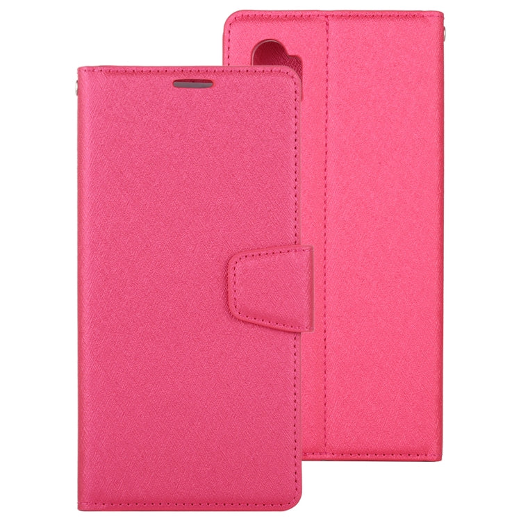 For Xiaomi Mi Note 10 Lite ALIVO Canvas Diary Silk Texture Horizontal Flip Leather Case with Holder & Card Slots & Wallet & Photo Frame