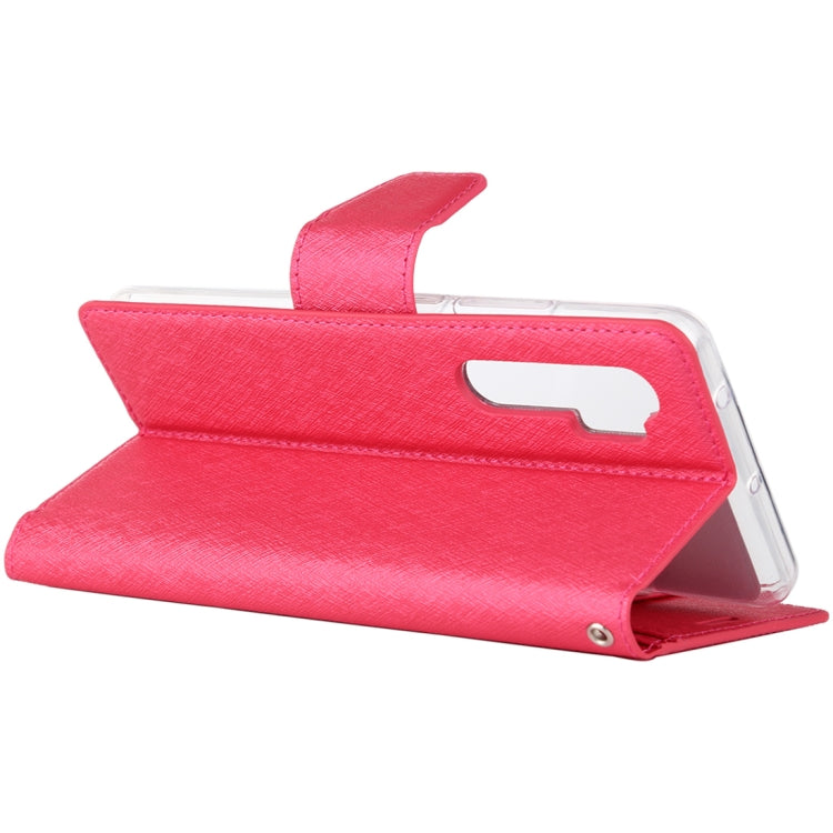 For Xiaomi Mi Note 10 Lite ALIVO Canvas Diary Silk Texture Horizontal Flip Leather Case with Holder & Card Slots & Wallet & Photo Frame