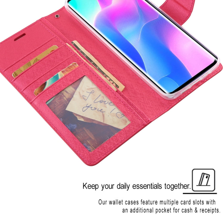 For Xiaomi Mi Note 10 Lite ALIVO Canvas Diary Silk Texture Horizontal Flip Leather Case with Holder & Card Slots & Wallet & Photo Frame