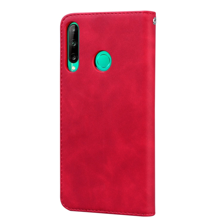 For Huawei P40 Lite E / Y7P Frosted Business Magnetic Horizontal Flip PU Leather Case with Holder & Card Slot & Lanyard