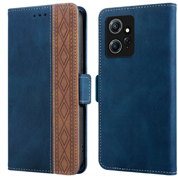 For Xiaomi Redmi Note 12 4G Global Stitching Side-Magnetic RFID Leather Phone Case