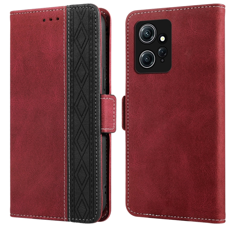 For Xiaomi Redmi Note 12 4G Global Stitching Side-Magnetic RFID Leather Phone Case