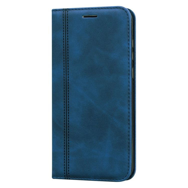 For Huawei Honor 7A Frosted Business Magnetic Horizontal Flip PU Leather Case with Holder & Card Slot & Lanyard