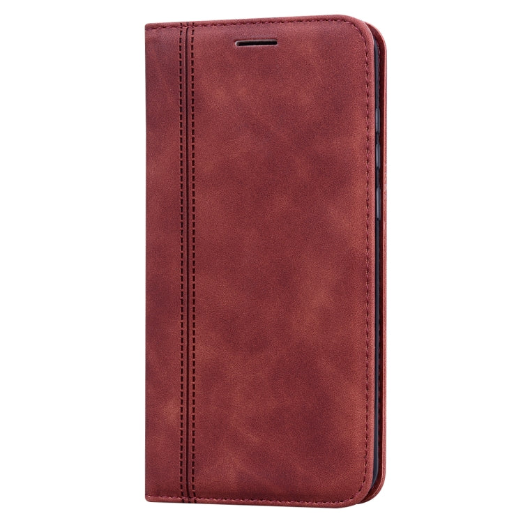 For Huawei Honor 7A Frosted Business Magnetic Horizontal Flip PU Leather Case with Holder & Card Slot & Lanyard