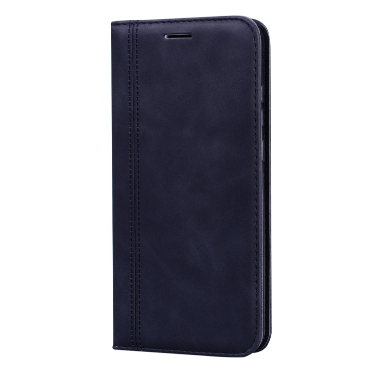 For Huawei Honor 8A / Y6 (2019) Frosted Business Magnetic Horizontal Flip PU Leather Case with Holder & Card Slot & Lanyard