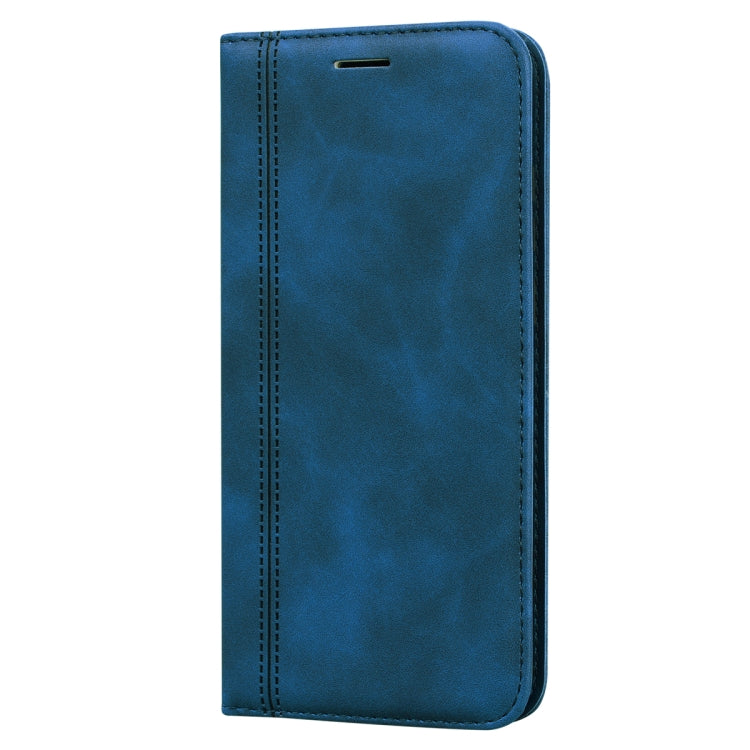 For Huawei Honor 8A / Y6 (2019) Frosted Business Magnetic Horizontal Flip PU Leather Case with Holder & Card Slot & Lanyard