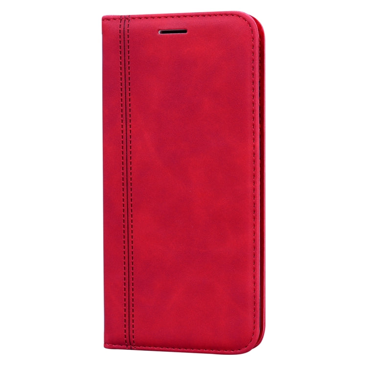 For Huawei Honor 8A / Y6 (2019) Frosted Business Magnetic Horizontal Flip PU Leather Case with Holder & Card Slot & Lanyard