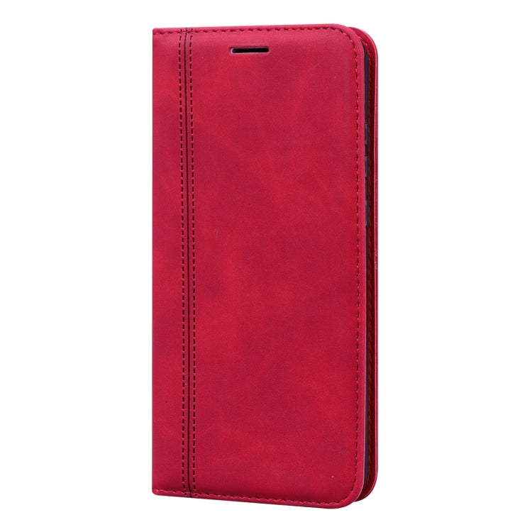 For Huawei Honor 9A Frosted Business Magnetic Horizontal Flip PU Leather Case with Holder & Card Slot & Lanyard